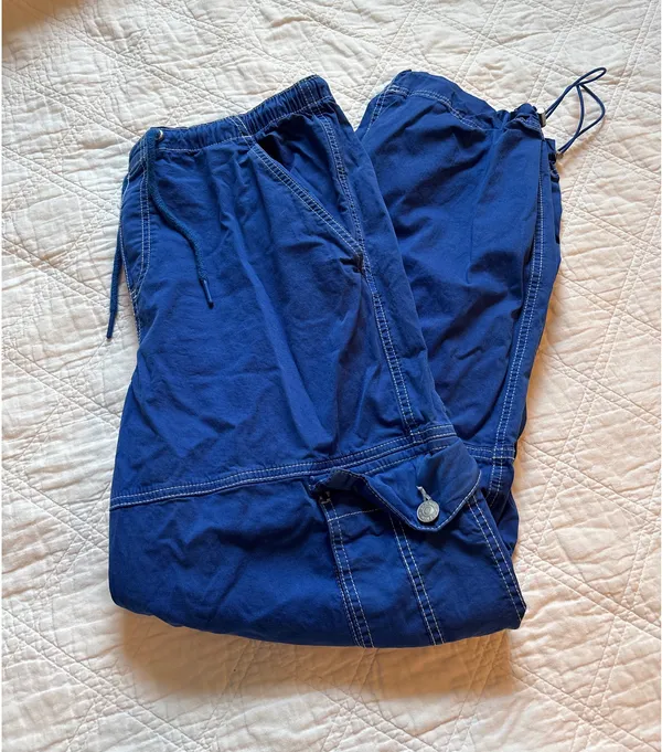 Garage Blue Cargo Pants - Image 4