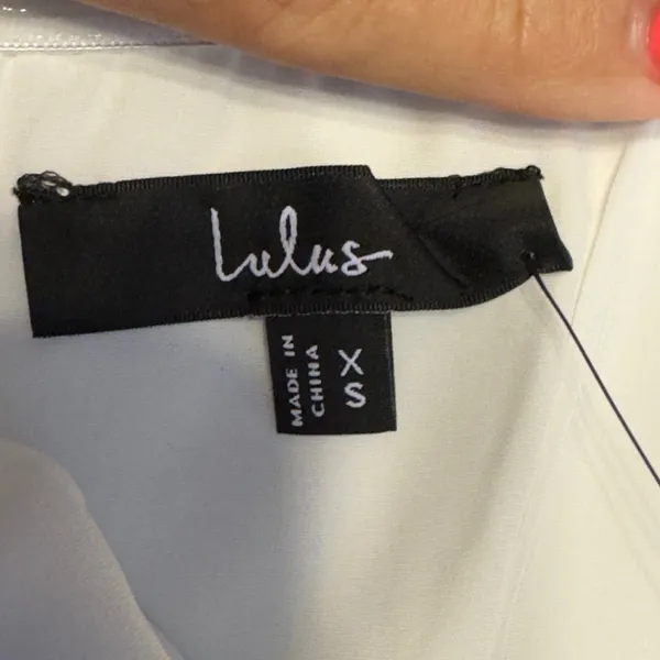 1552 |NWT Lulu's Draped Strapless Sweetheart Mini Cocktail Dress White Womens XS - Image 5