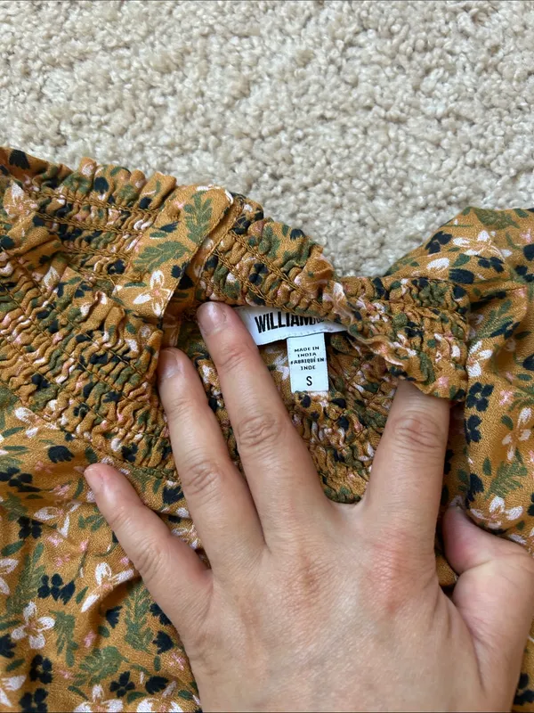 William Rast floral blouse top. S - Image 6