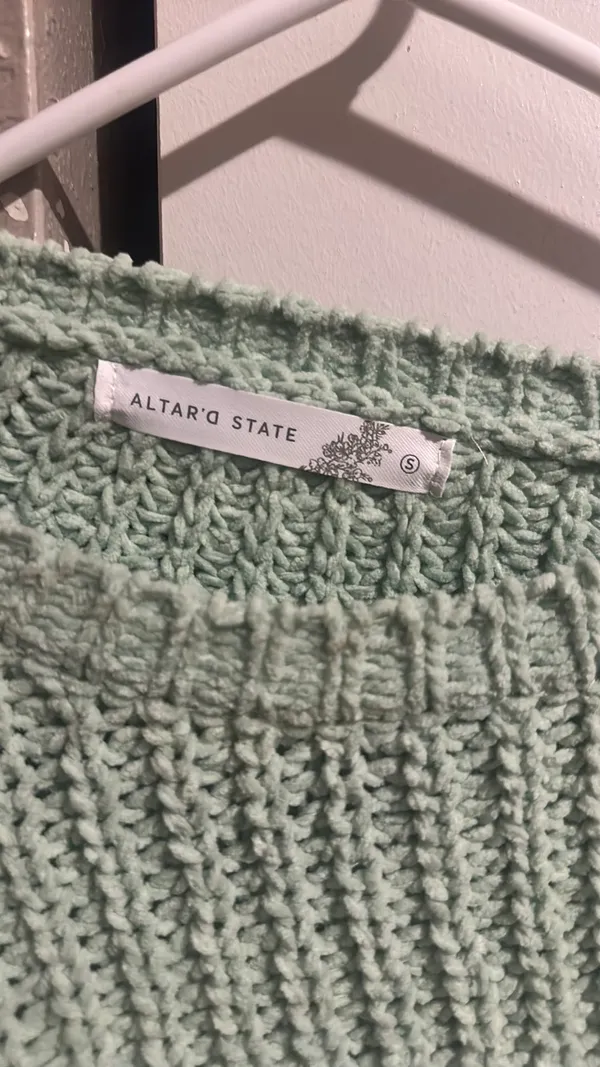 Altar'd State Cropped Sweater - Image 3