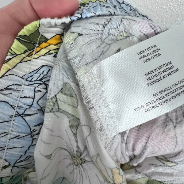 Gap Women's Floral Print Pull On Pants Sz S - Image 6