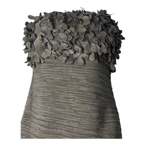 Vintage Forever 21 Black‎ Dress NWT Strapless Flower Y2K 90s Coquette Medium - Image 3