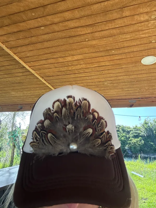 Western Feather Hat Boutique Trucker - Image 3