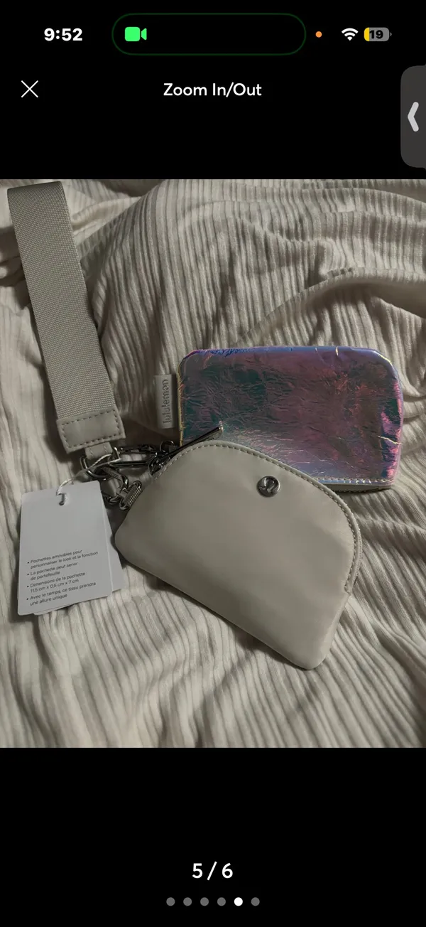 Lululemon Dual Pouch Wristlet - Image 4