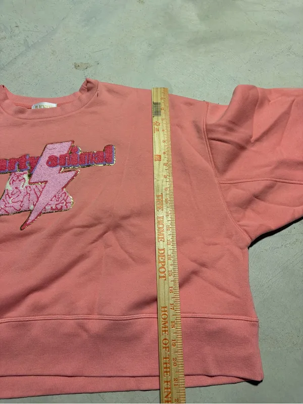 Judith March party animal Pink Graphic Crewneck sweatshirt XL - Image 10