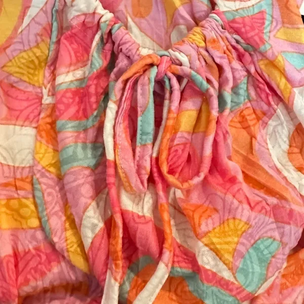 Ali Miles Blouse V-Neck Tunic Abstract Geometric Print Size Medium Top - Image 15