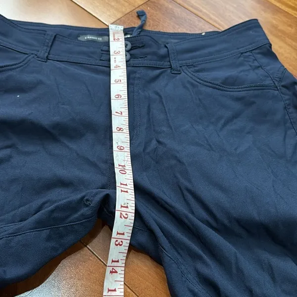 Prana Halle Straight Fit Pants‎ Womens Navy Blue Hiking Outdoor Trousers 10 - Image 11