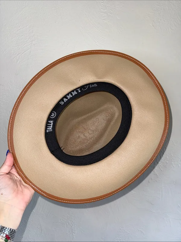 Sammy Hats Embroidered Floral Bird Western Cowboy Hat Size Medium - Image 3