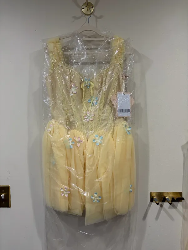 NEW LaceMade Flower Archer Corset Dress Size L - Image 11
