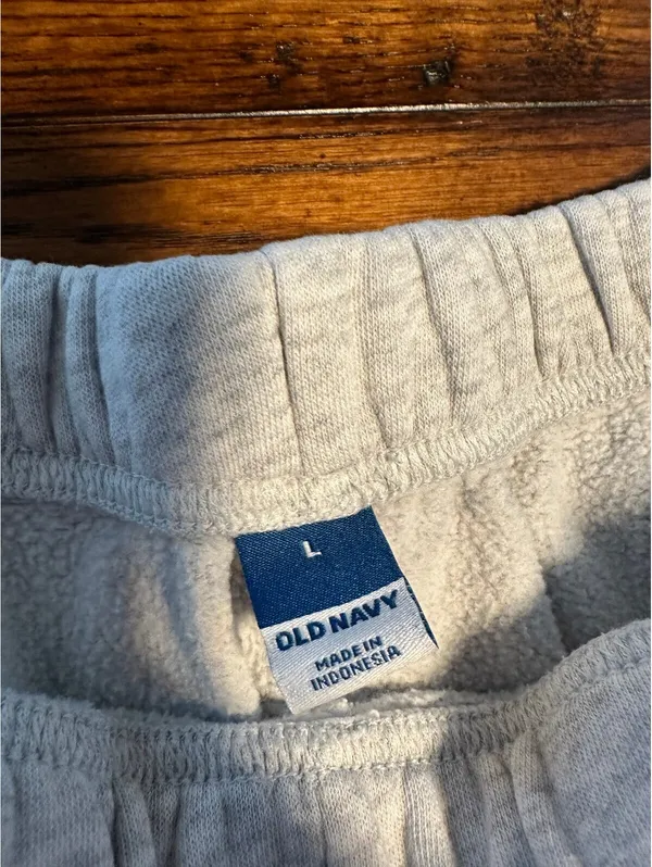 Old Navy jogger sweatpants sz L - Image 4