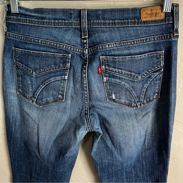 Levi’s 505s Distressed straight‎ Leg Short Denim Jeans - Image 5