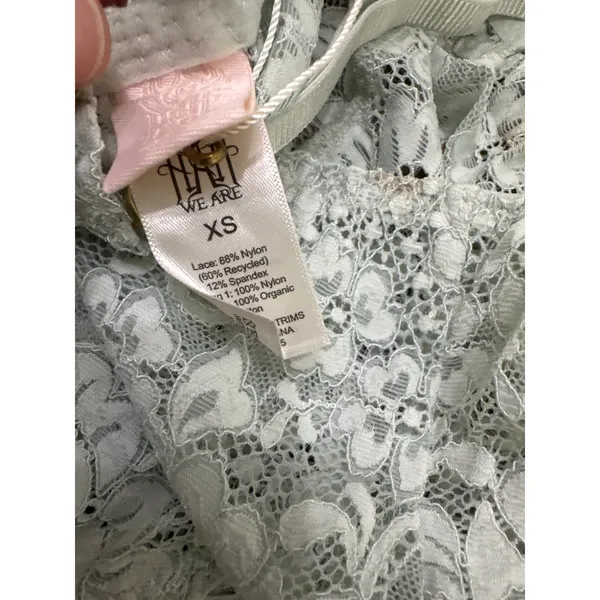 Comin' In HAHt Lace Bodysuit, Something Blue, XS, NWT - Image 7
