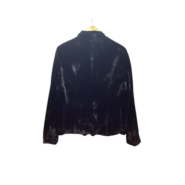 Cavender’s Rockin C Black velvet Women's Single Breasted blazer. Size XL - Image 4