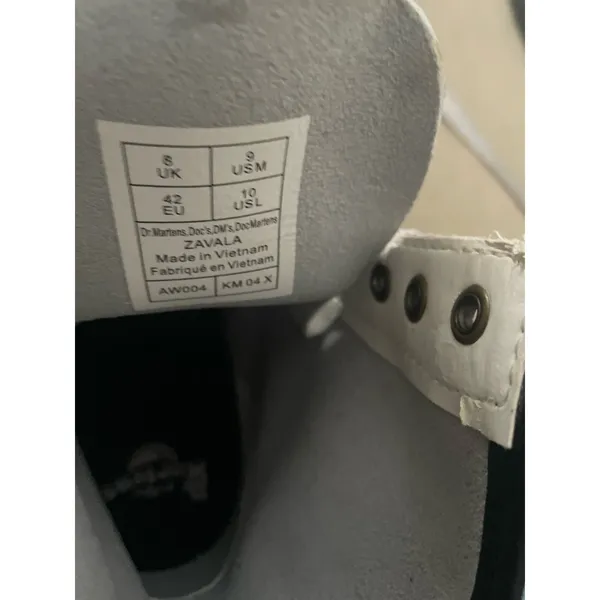 Doc Martens ZAVALA Combat Boot, white , S53, Sz 9 - Image 5