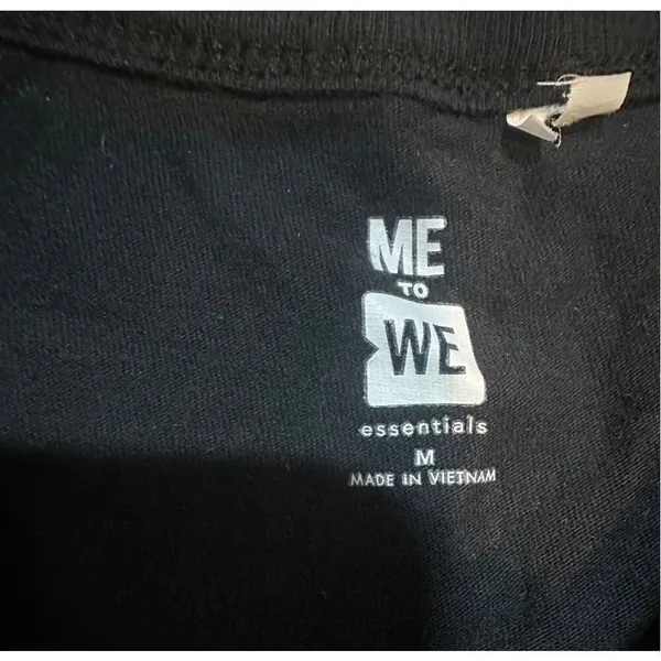 Pacsun Me to‎ We Black Cinched Tie top Sz M - Image 5