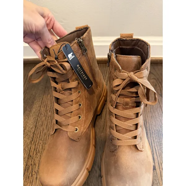 SOREL Women's Explorer Lace-Up Boot, Velvet Tan, Size 10.5 Waterproof NEW - Image 12