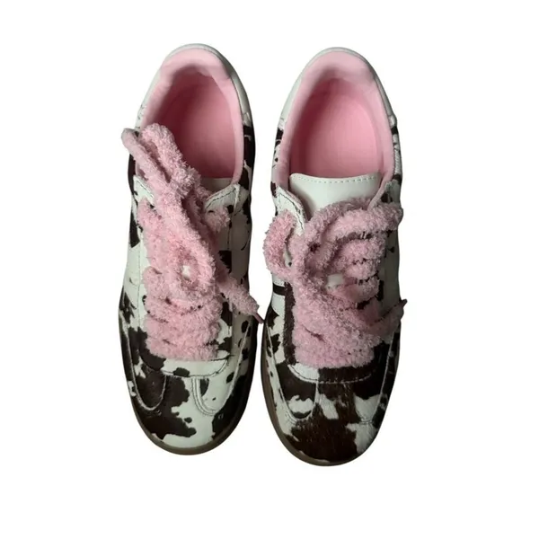 Steve Madden  Lace Up Brown Multi Sneakers(Size 8.5M) - Image 3