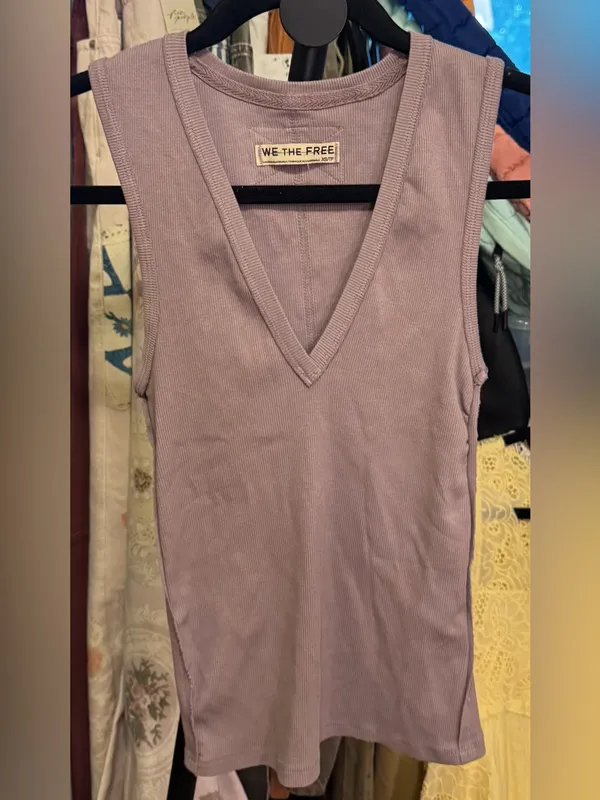 NWOT Free People We The Free Neria Tank - purple dove - XS - Image 9