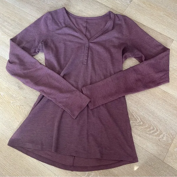 Lululemon Close Call Henley Long Sleeve - Image 2