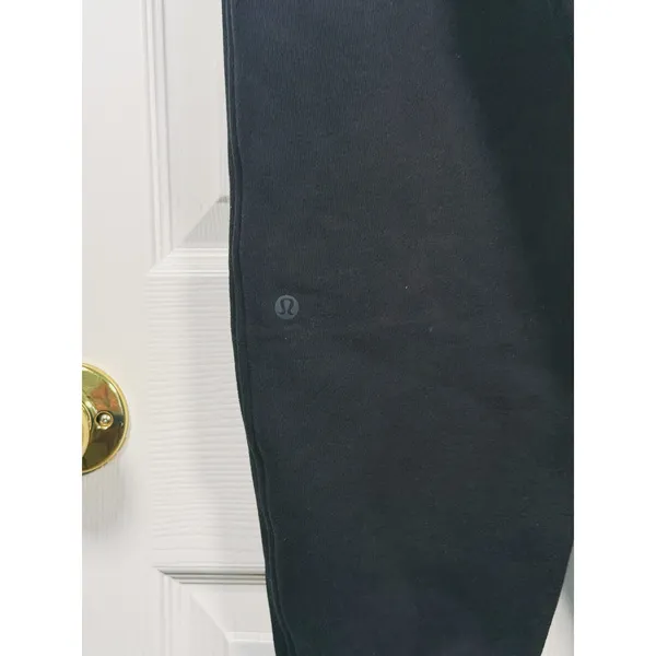 Lululemon Womens Braided Detail High Rise Joggers Size 6 Black Lounge Comfort - Image 11
