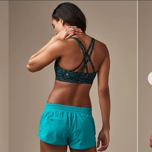 Lululemon Energy Bra Thrive Viridian Green Black - Image 2