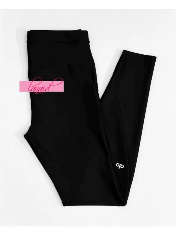 Alo Airlift High-Waist Light Speed Leggings Black Hi-Rise Waisted Tights Pants S - Image 6