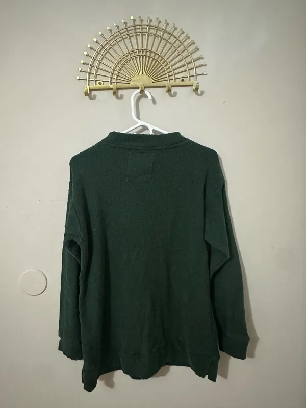 Vintage Comfy Terry Crewneck Sweater - Image 2