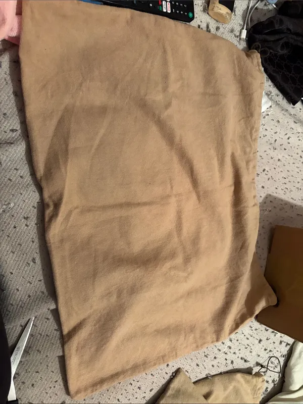 Bottega Veneta Tan Drawstring Dust Bag Preloved - Image 3