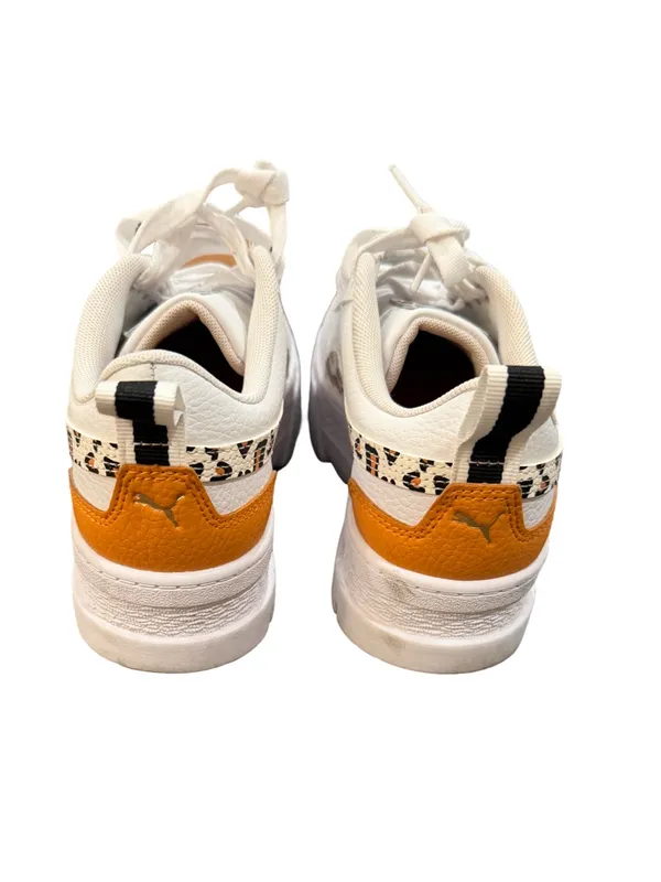 PUMA Mayze Roar Platform Sneakers Shoes White 7 Women's, Size 5.5 Girl's - Image 8