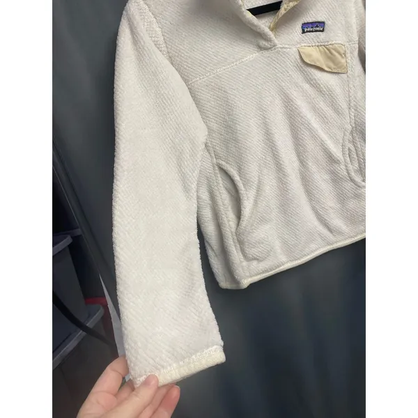 Patagonia fleece pullover with pockets size small (b43) - Image 3