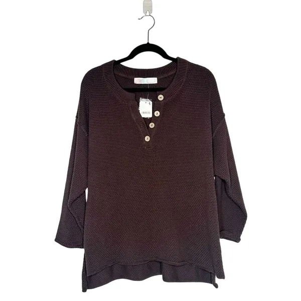 NWT Free People Hailee Sweater Set in Hot Fudge Women's Size Small - Image 2