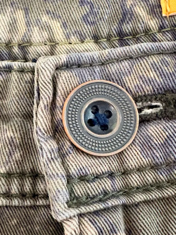 Pilcro Anthropologie Olive Paisley Straight-Leg Chino Pants Size 30 - Image 6
