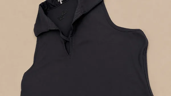 Tzu Tzu Black Sleeveless Golf Polo Top – Size Small - Image 3