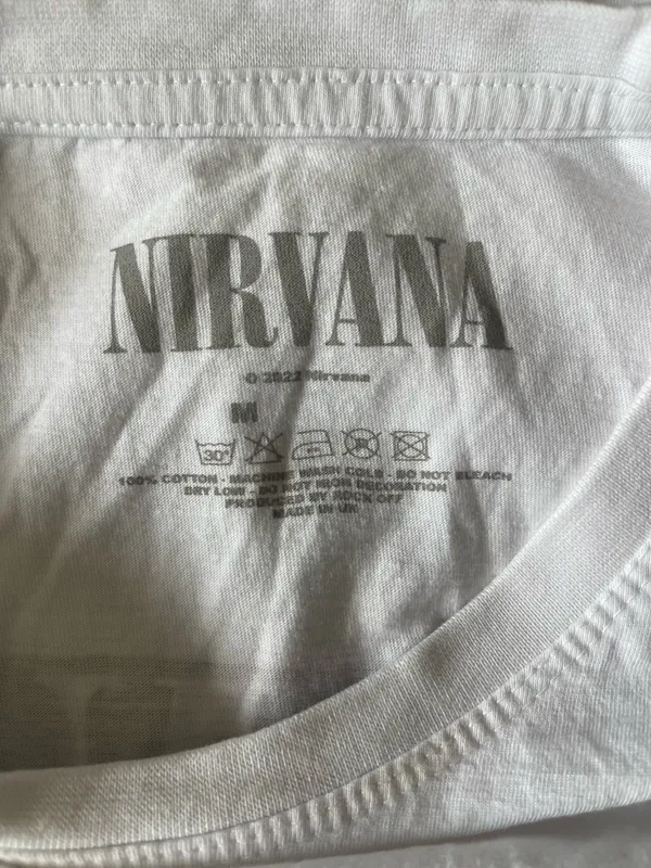 Nirvana Vintage concert Tee White Size M - Image 2