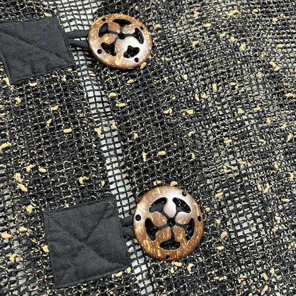 Kaktus vintage open knit short sleeve cardigan - Image 3