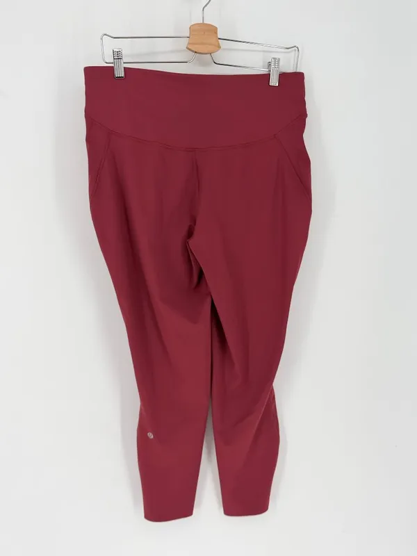 Lululemon Base Pace‎ High Rise Running Tight 25 Mulled Wine Nulux Leggings sz 14 - Image 5
