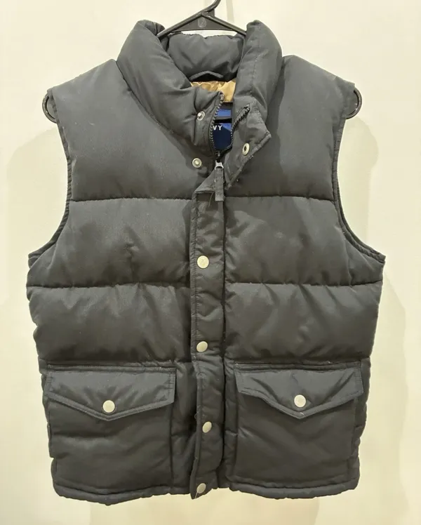 Old Navy Puffer Vest Womens Small Black Utility Gorpcore Grunge Hiker Frost Free - Image 3