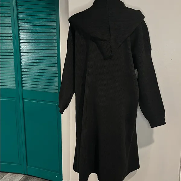 Maxi length cardigans hooded ($139) with belt loops - Image 4
