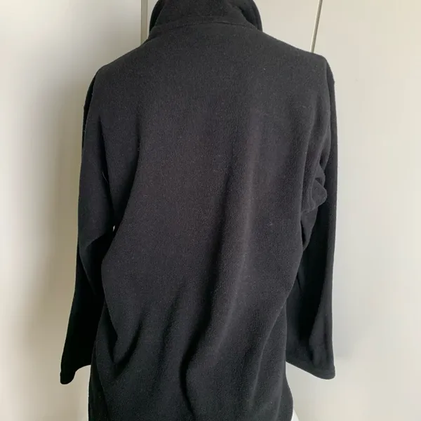 Capilene women’s black size Medium long sleeve 1/4 zip fleece top - Image 5
