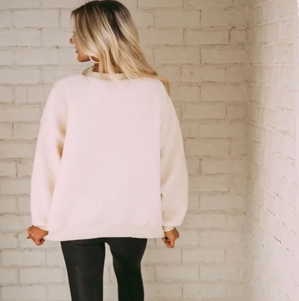 sherpa sweatshirt - Image 3