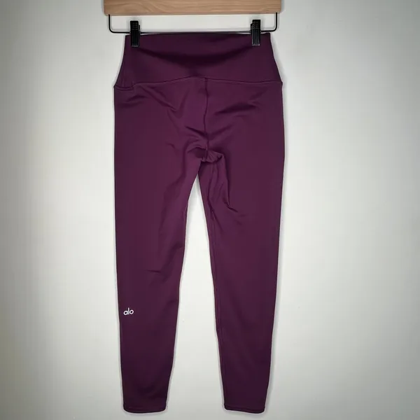 Alo Purple Yoga Pant Leggings Size Small - Image 6