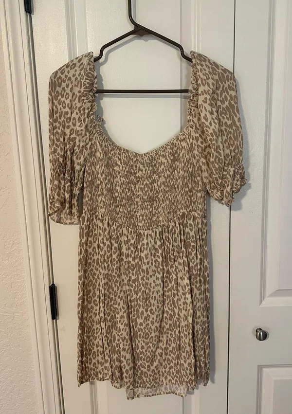 Petal and Pup Leopard Mini Dress - Image 2