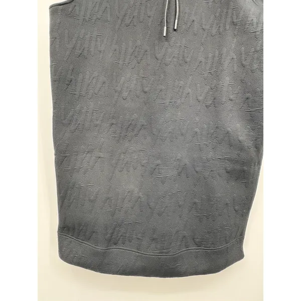 Yitty Backless Hoddie Dress Black Cap Sleeve Athleisure Lounge Open Back Tunic L - Image 5