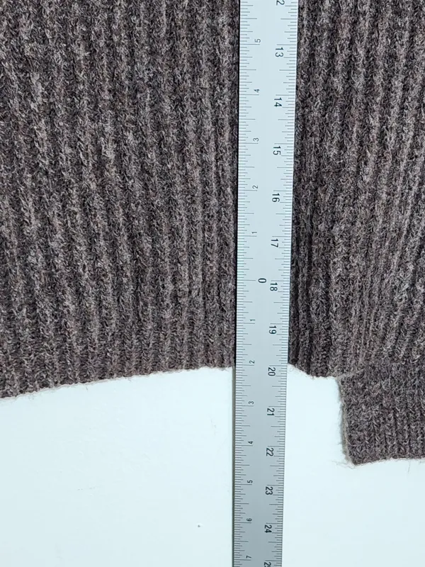 Universal Threads Brown Fuzzy Open Front Cardigan Size Large NWT - Image 6