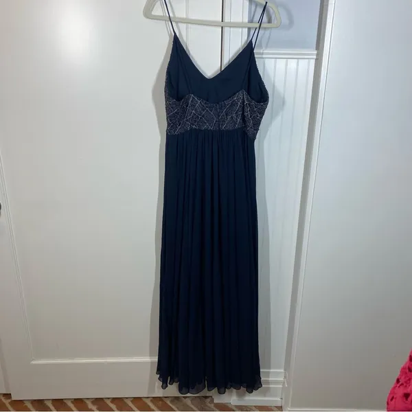 Badgley Mischka Navy Ballerina Formal Gown size‎ 16 formal gala black tie - Image 8