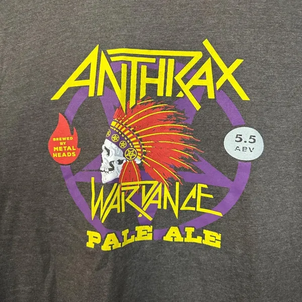 Anthrax War Dance grey Tee XL - Image 2