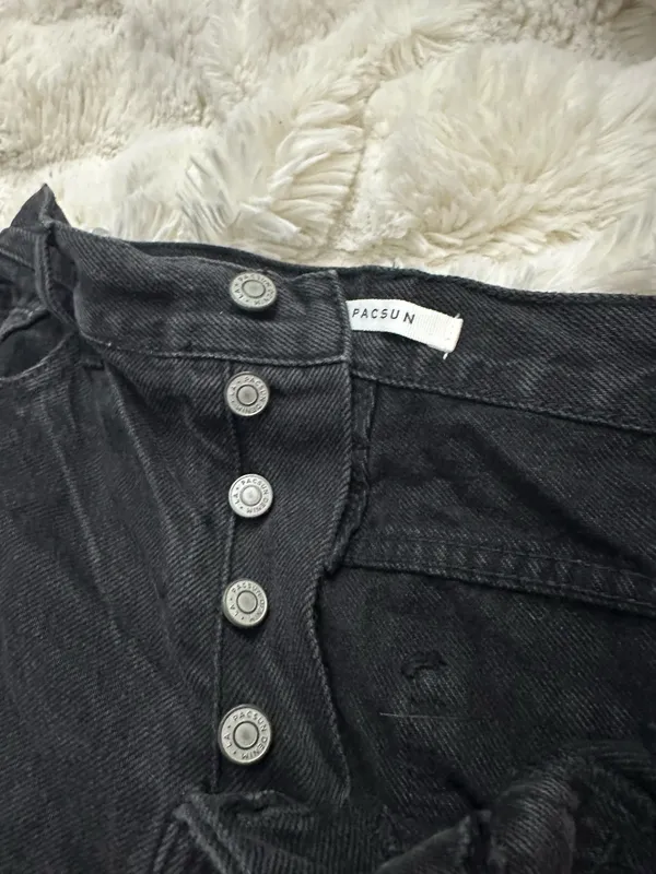 american eagle black dad jeans - Image 3