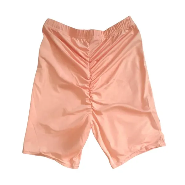 Refuge Shorts Womens Peach Cinched Bum High Rise Biker Activewear Athleisure‎ - Image 3