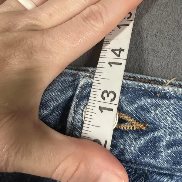Aeropostale Curvy 90s Baggy Jeans Womens 18 Blue Light Wash High Rise Relaxed - Image 9