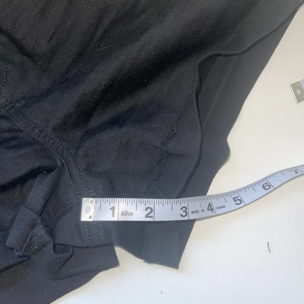 NWT Ne(X)t Level Solid Black High Rise Curvy Shorts - Image 8